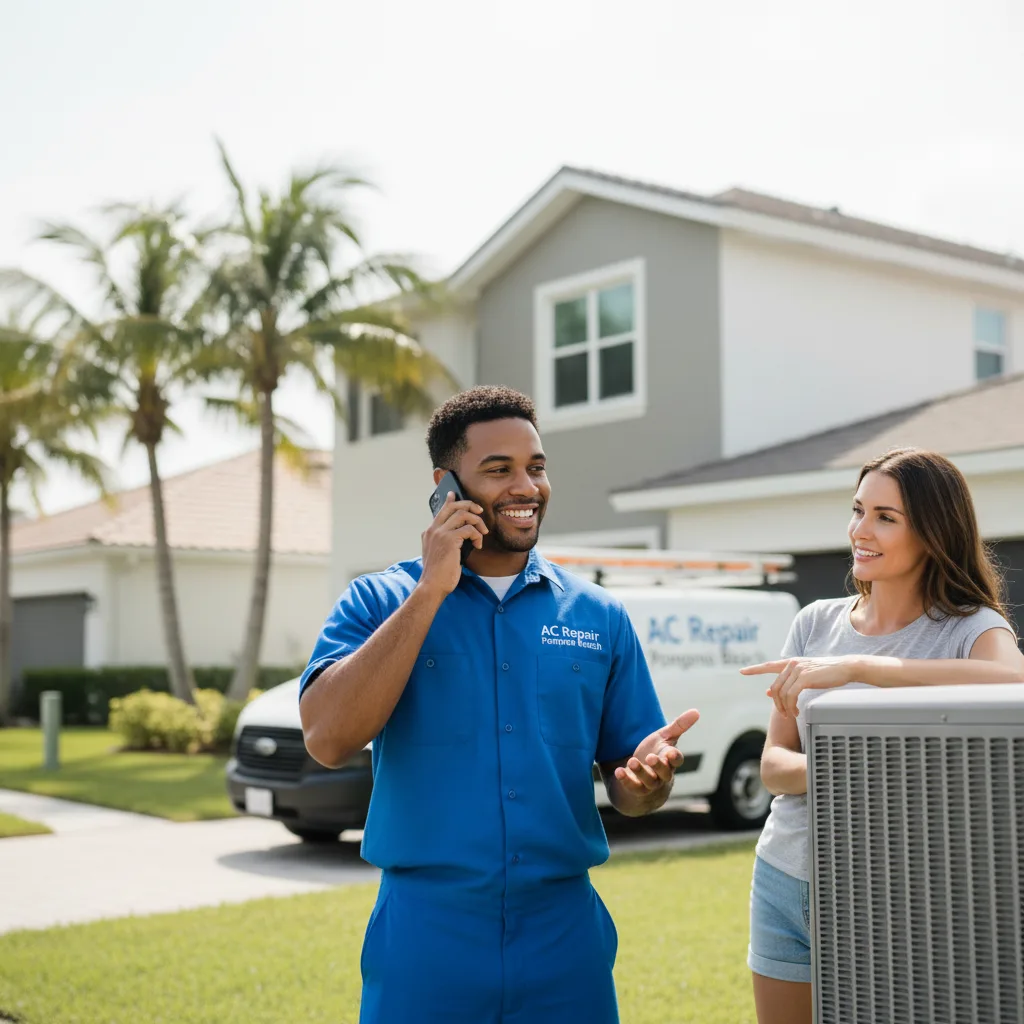 AC Repair Pompano Beach customer support in Biscoe
